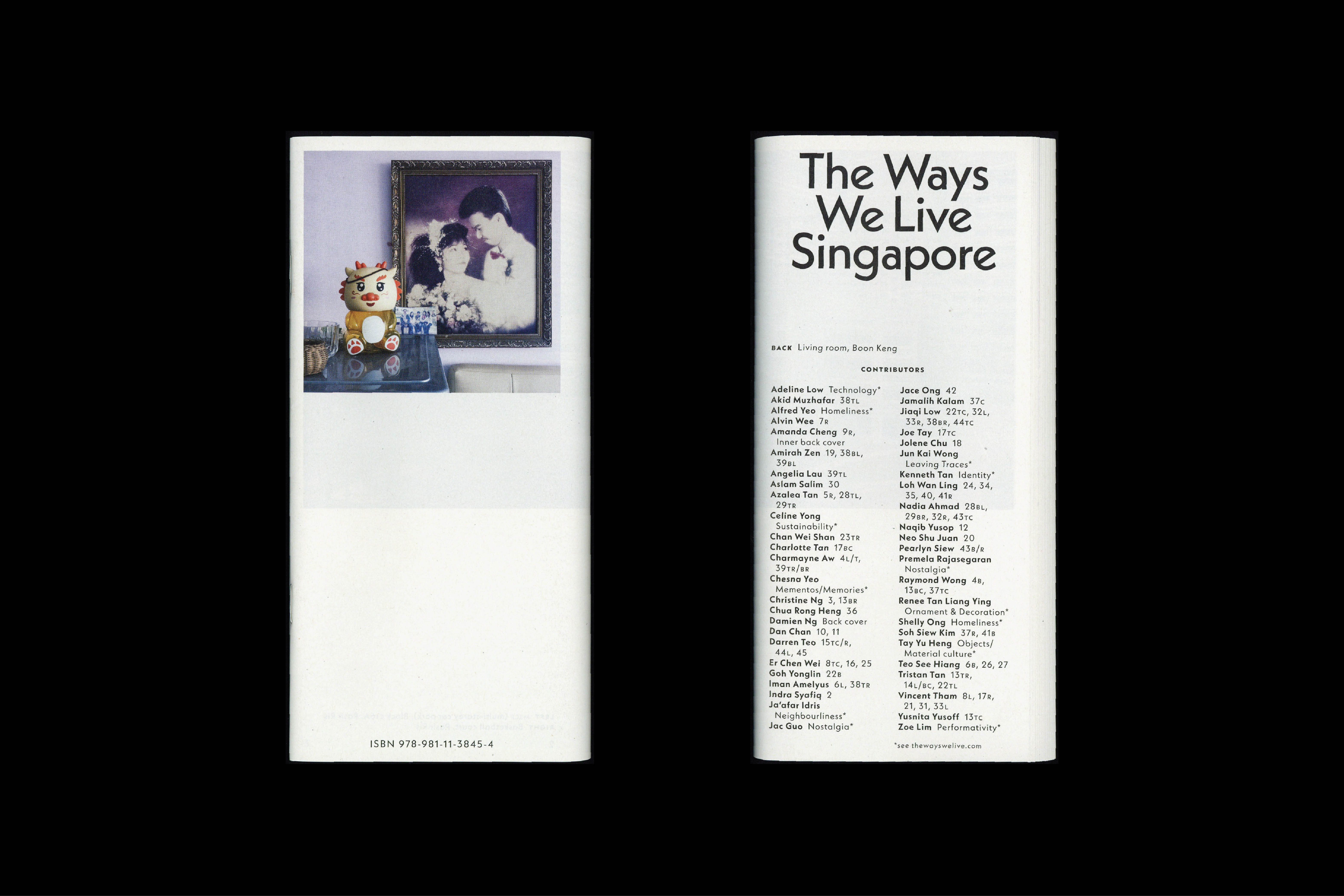 966 The Ways We Live Singapore (project publication), for Nadia Wagner and Glasgow School of Art Singapore